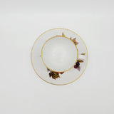 Royal Worcester Evesham Tea Cups and Saucers; White Tea Cup and Saucer; Collectible Tea Cup