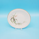 Orchid Desert Plate/ Heinrich and Company/ Bavarian Plate/ Orchid Flower Plate