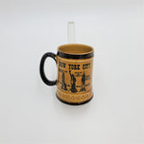 New York Beer Stein; Ceramic Beer Stein; New York Souvenir; Beer Gift