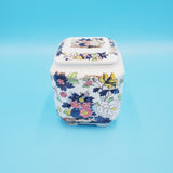 Vintage Hand Painted Ginger Jar;  Royal Crown China; Asian Inspired Cookie Jar