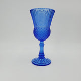 Avon Collection George Washington Blue Goblet; Avon Fostoria Blue Goblet