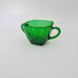 Anchor Hocking Forest Green Charm Sugar Dish; Emerald Green Sugar Dish