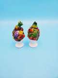 Fruit Basket Salt and Pepper Shaker Set; Fruit Shaker Set