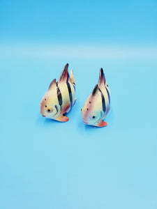 Fish Figurine Salt and Pepper Shakers, Made in Japan