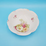 Hand Painted Floral Bowl; Floral Trinket Bowl