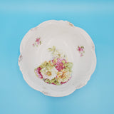 Hand Painted Floral Bowl; Floral Trinket Bowl