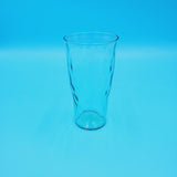 Green Depression Glass Tumbler; Green Glass; Thumbprint Glass Pattern