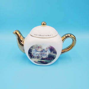 Thomas Kincaid Home is Where the Heart Is Teapot