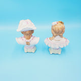 Japanese Bisque Figurines; Halsey Import Figurines