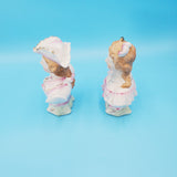 Japanese Bisque Figurines; Halsey Import Figurines