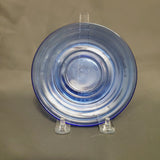Hazel Atlas Cobalt Blue Moderntone Saucer; Blue Glass Saucer