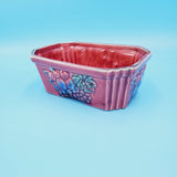 Berry Basket Indoor Planter; Fruit Indoor Planter; Vintage Porcelain Berry Planter; Pottery Planter