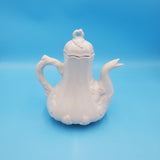 Ironstone White Teapot; Victorian Style Teapot; Red Cliff Ironstone Coffee Pot