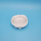 Westmoreland Milk Glass Basket; Chip Dent Crack; White Glass Basket