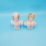 Japanese Bisque Figurines; Halsey Import Figurines