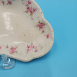 Small Floral Bone Dish; Floral Crescent Dish; Floral Trinket Dish