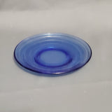 Hazel Atlas Cobalt Blue Moderntone Saucer; Blue Glass Saucer