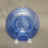 Hazel Atlas Cobalt Blue Moderntone Saucer; Blue Glass Saucer