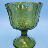 FTD Avocado Green Grape and Leaf Vase; Large Green Vase