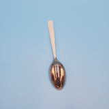 Iridescent Ceramic Spoon; Silver White Spoon; Large Ceramic Spoon