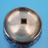 Indian Hammered Small Double Wall Bowl: Indented Metal Bowl