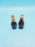 Napco Japan Drip Glaze Salt and Pepper Shakers