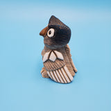 Ceramic Owl Figurine; Brown Owl Figurine