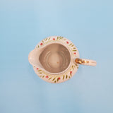 Japanese Made Ceramic Floral Creamer; Hand Painted Creamer