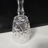 Glass Hand Bell - Clear Cut; Home Decor Bell