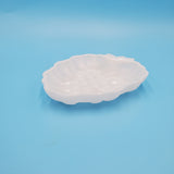 Hazel Atlas Grape Milk Glass Dish; White Glass Candy Dish