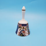 Sato Gordon Imari Style Bell; Blue Ceramic Hand Bell