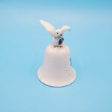 Enesco 25th Anniversary Ceramic Dove Hand Bell