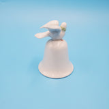 Enesco 25th Anniversary Ceramic Dove Hand Bell