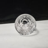 Glass Hand Bell - Clear Cut; Home Decor Bell