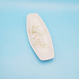Floral Ceramic Hand Painted Celery Dish