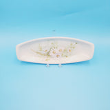 Floral Ceramic Hand Painted Celery Dish