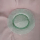 MacBeth Evans Dogwood Green Depression Glass Salad Plate