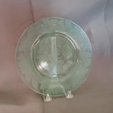 MacBeth Evans Dogwood Green Depression Glass Salad Plate