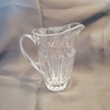 Block Tulip Garden Lead Crystal Glass Pitcher