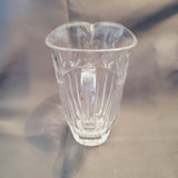 Block Tulip Garden Lead Crystal Glass Pitcher