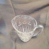 Block Tulip Garden Lead Crystal Glass Pitcher