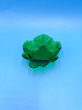 Anchor Hocking Forest Green Maple Leaf Dish - Green Glass Candy Dish