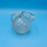 Waterford Waffle Tilt Glass Ball Pitcher