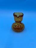 Amber Crackle Glass Small Pitcher - Syrup Pitcher