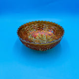 Imperial Glass Grape Pattern Carnival Glass Bowl