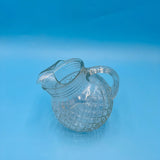 Waterford Waffle Tilt Glass Ball Pitcher