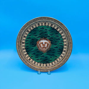 Lions Head Decorative Plate