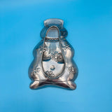 Polished Pewter Snowman Candy Dish