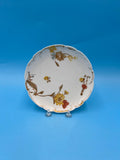 Yellow Rose Floral Plate by Haviland and Co - Antique Haviland Floral Plate