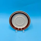 Chateau Sienna Brown by Yamaka Stoneware Saucer